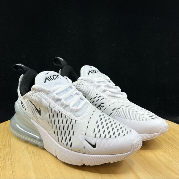 Women's Nike Air Max 270 White Black White AH6789-100 Running Casual Gym Sz 7.5 - Picture 4 of 9